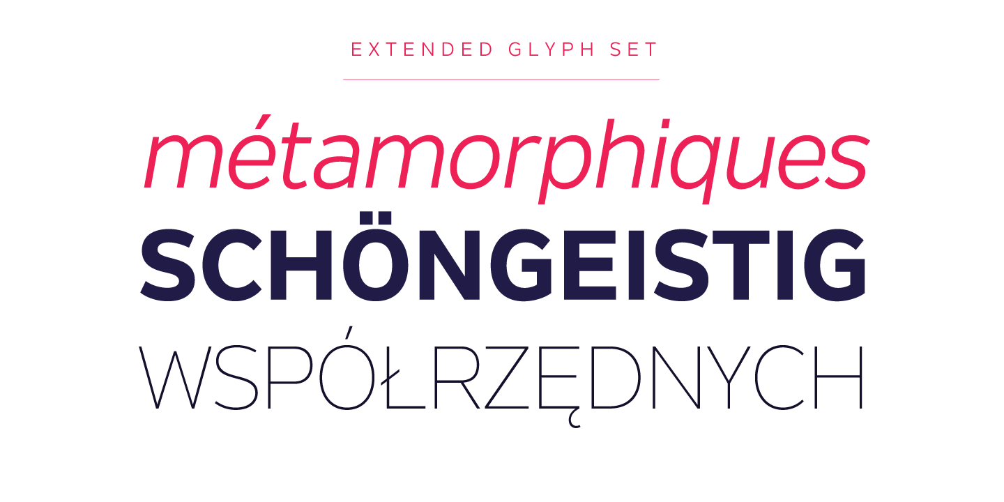 Przykład czcionki Nolan Next Thin Italic